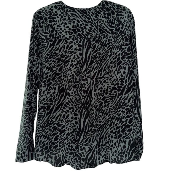 Rails Hillary Emerald Mixed Animal Print XL Grayish green and black - Picture 2 of 10